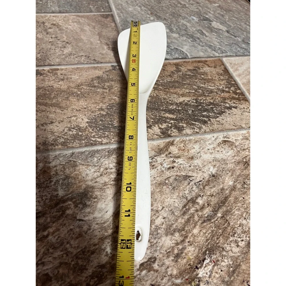 Melamine Ware White Angled Kitchen Spatula Turner No. 7009 12 Inch